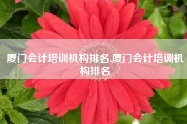 厦门会计培训机构排名,厦门会计培训机构排名