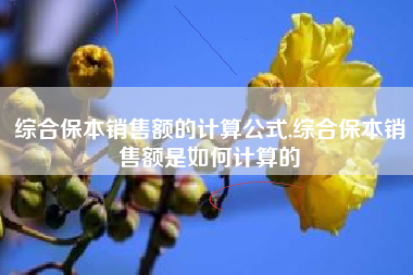 综合保本销售额的计算公式,综合保本销售额是如何计算的