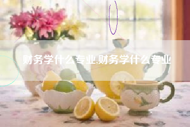 财务学什么专业,财务学什么专业
