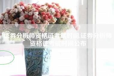 证券分析师资格证考试时间,证券分析师资格证考试时间公布