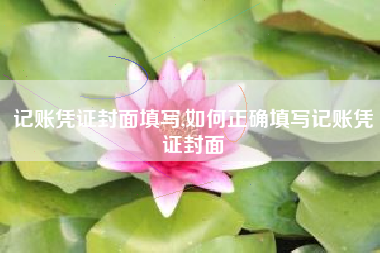记账凭证封面填写,如何正确填写记账凭证封面