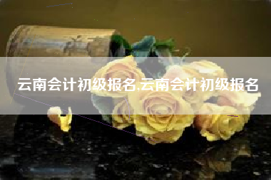 云南会计初级报名,云南会计初级报名