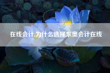 在线会计,为什么选择东奥会计在线
