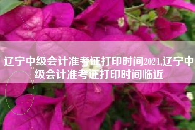 辽宁中级会计准考证打印时间2021,辽宁中级会计准考证打印时间临近