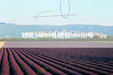 财税2010121号,财税2010121号