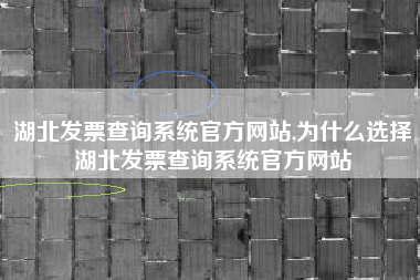 湖北发票查询系统官方网站,为什么选择湖北发票查询系统官方网站