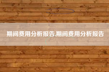 期间费用分析报告,期间费用分析报告