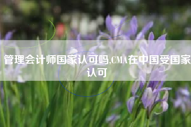 管理会计师国家认可吗,CMA在中国受国家认可