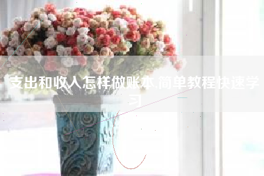 支出和收入怎样做账本,简单教程快速学习