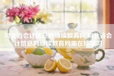 河北省会计信息网继续教育网,河北省会计信息网继续教育网需在线学习