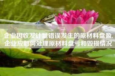 企业因收发计量错误发生的原材料盘盈,企业应如何处理原材料盘亏和毁损情况