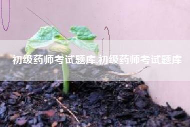 初级药师考试题库,初级药师考试题库