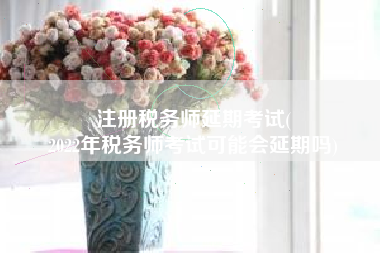 注册税务师延期考试(
2022年税务师考试可能会延期吗)