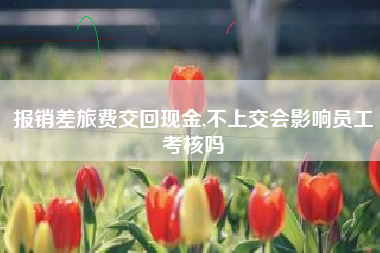 报销差旅费交回现金,不上交会影响员工考核吗