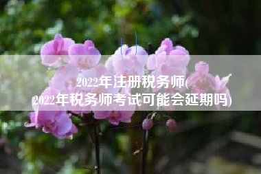 2022年注册税务师(
2022年税务师考试可能会延期吗)