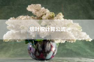 烟叶税计算公式