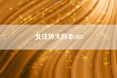 详细阅读:北注协大白本2021 北注协大白本2021